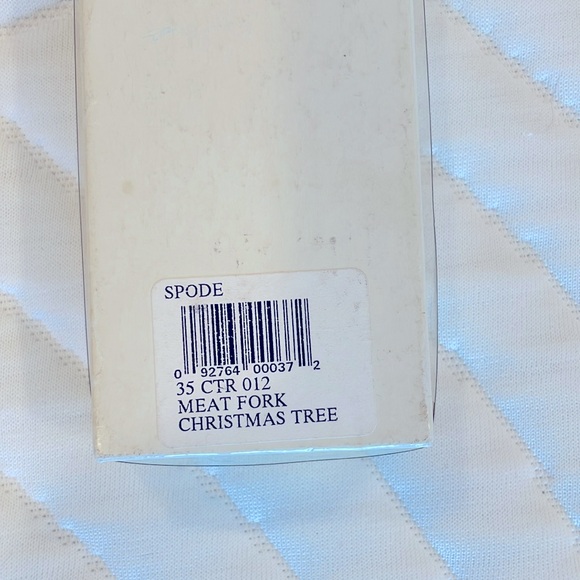 Spode Christmas Tree Meat Fork - Picture 2 of 5